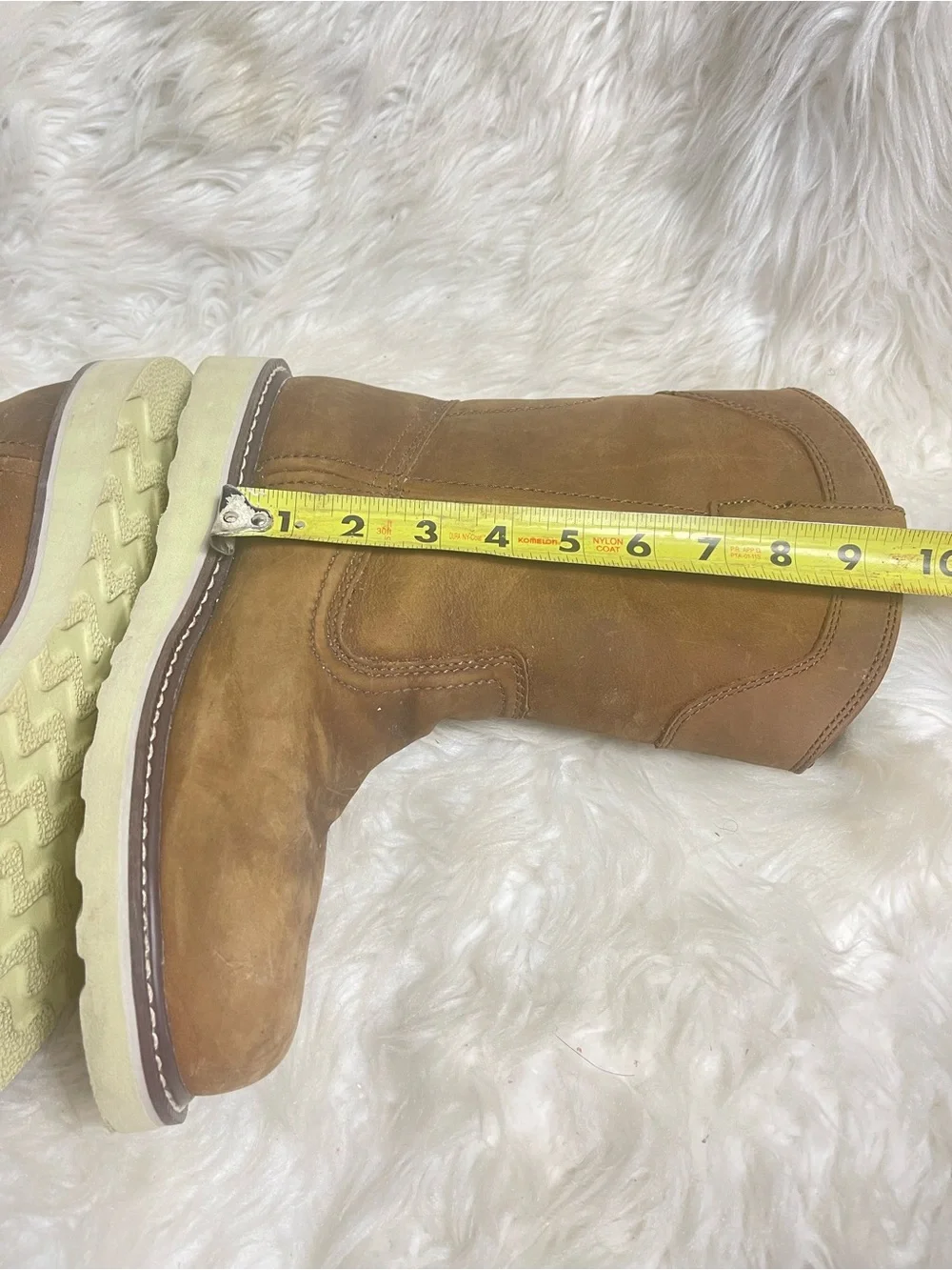 Herman Survivors Men’s steel toe Rift SZ7 pull on western work boots.